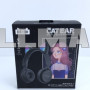 Беспроводные детские Bluetooth наушники Cat Ear Dr-08 Голубые